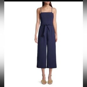 LILLY PULITZER TRUE NAVY Sandra Tie Midi Jumpsuit 
SIZE 10